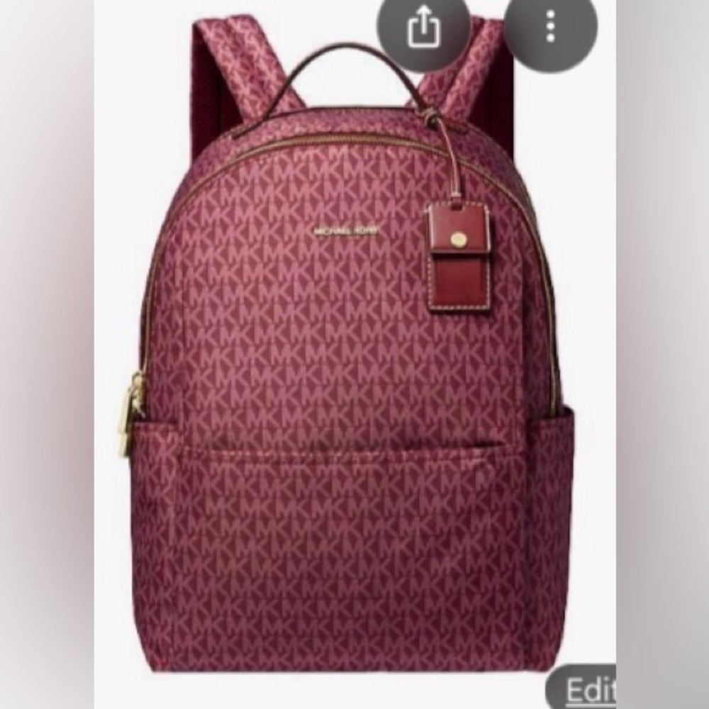 Michael Kors “Sable” Signature Backpack